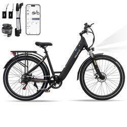 Vélo Electrique Adulte 27.5" E-Bike, APP & NFC, RCB-G6