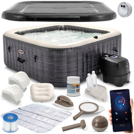 SPA dmuchane basen Intex 6os. Hydromasaż 28452NP LED aplikacja