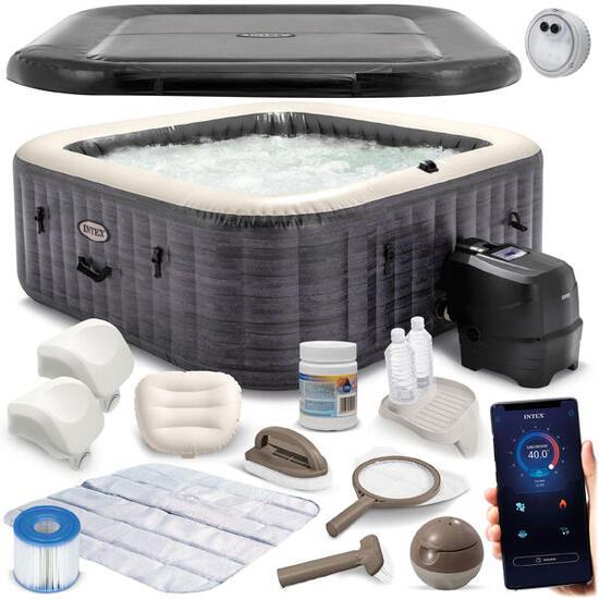 SPA dmuchane basen Intex 6os. Hydromasaż 28452NP LED aplikacja