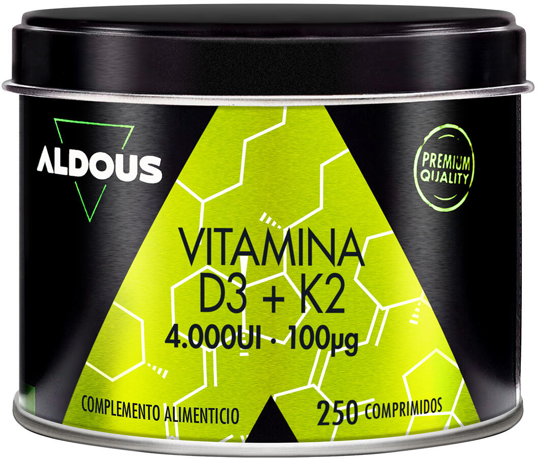 ALDOUS BIO Vitamina D3 + K2 - 250 compresse