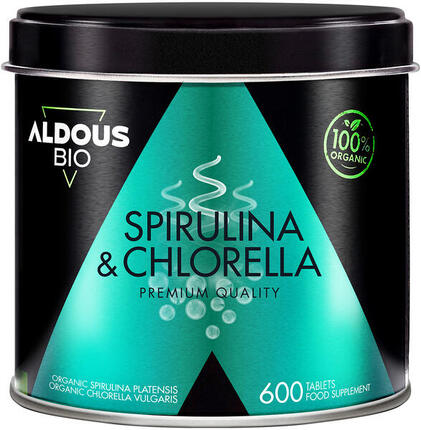Spiruline & Chlorelle – 600 comprimés