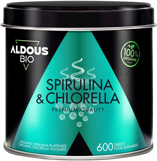 Spiruline & Chlorelle – 600 comprimés