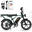 Bicicletă Electrică Suspensie Completă 20×4.0" Anvelope Late, 60-90km, RCB-G19