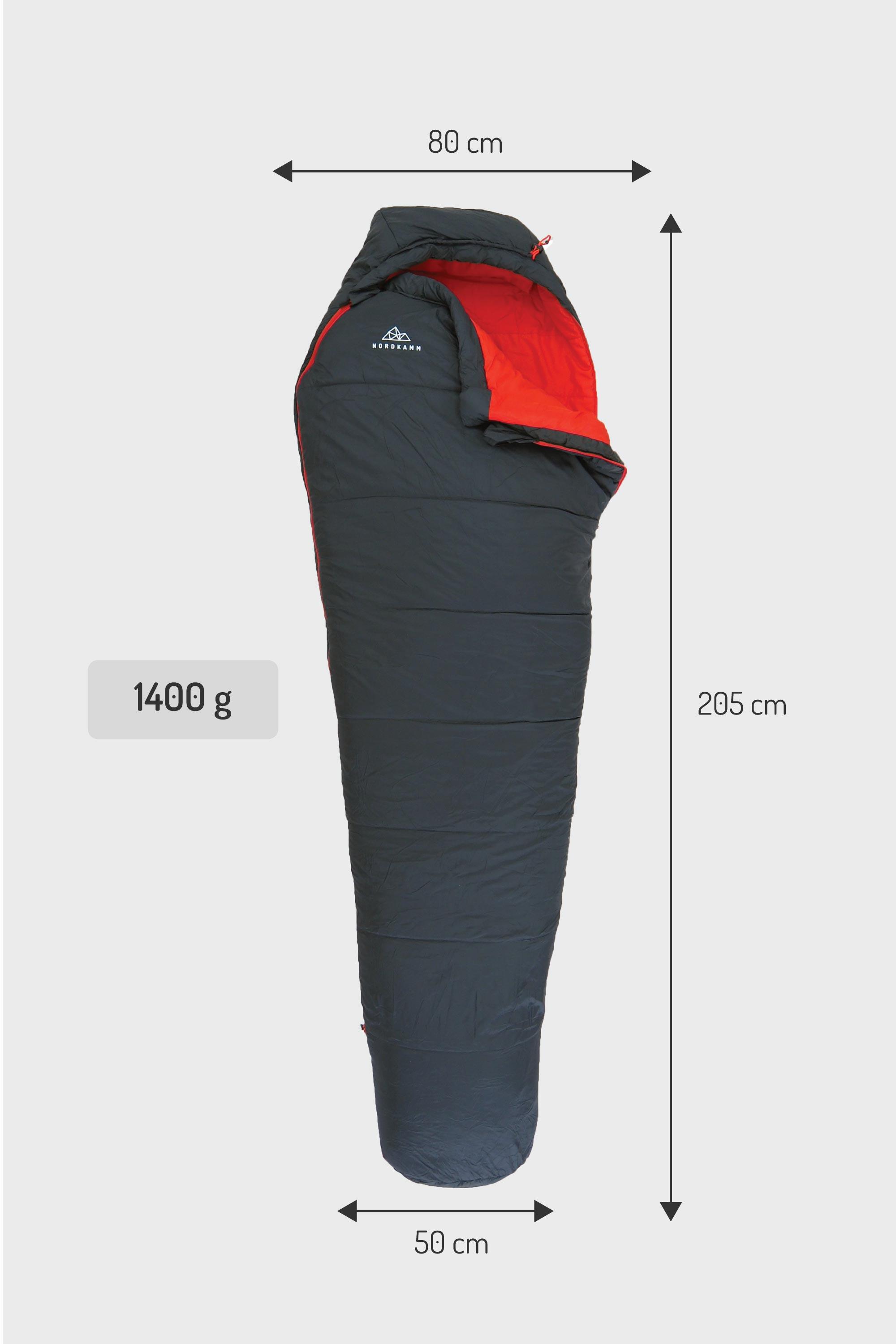 Slaapzak 3 seizoenen volwassenen dames heren warm kamperen, reizen, outdoor 2/5