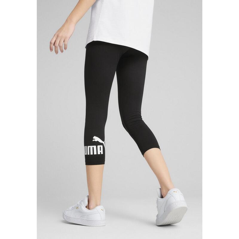 Legging 3/4 à logo N° 1 ESS Femme PUMA Black