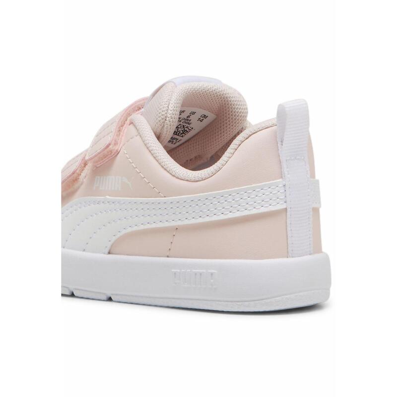 Tenisky Courtfle V3 pro malé děti PUMA Island Pink White
