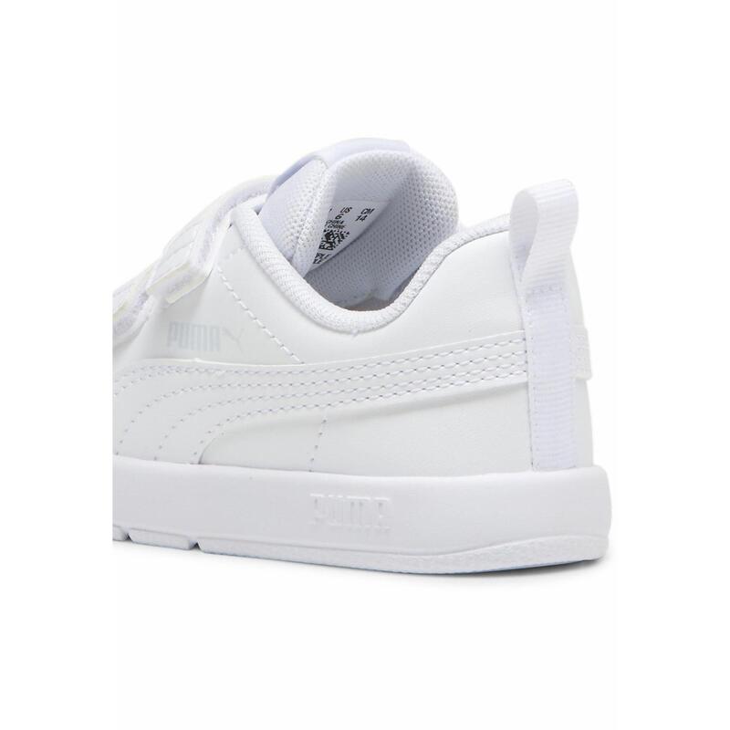 Baskets Courtflex V3 Bébé PUMA White Silver Mist Gray