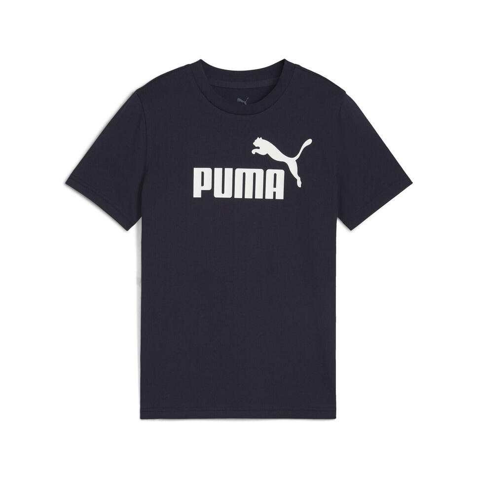 Młodzieżowa koszulka ESS z logo No. 1 PUMA New Navy Blue