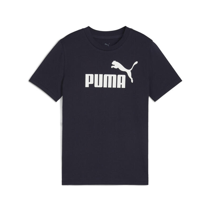 Młodzieżowa koszulka ESS z logo No. 1 PUMA New Navy Blue