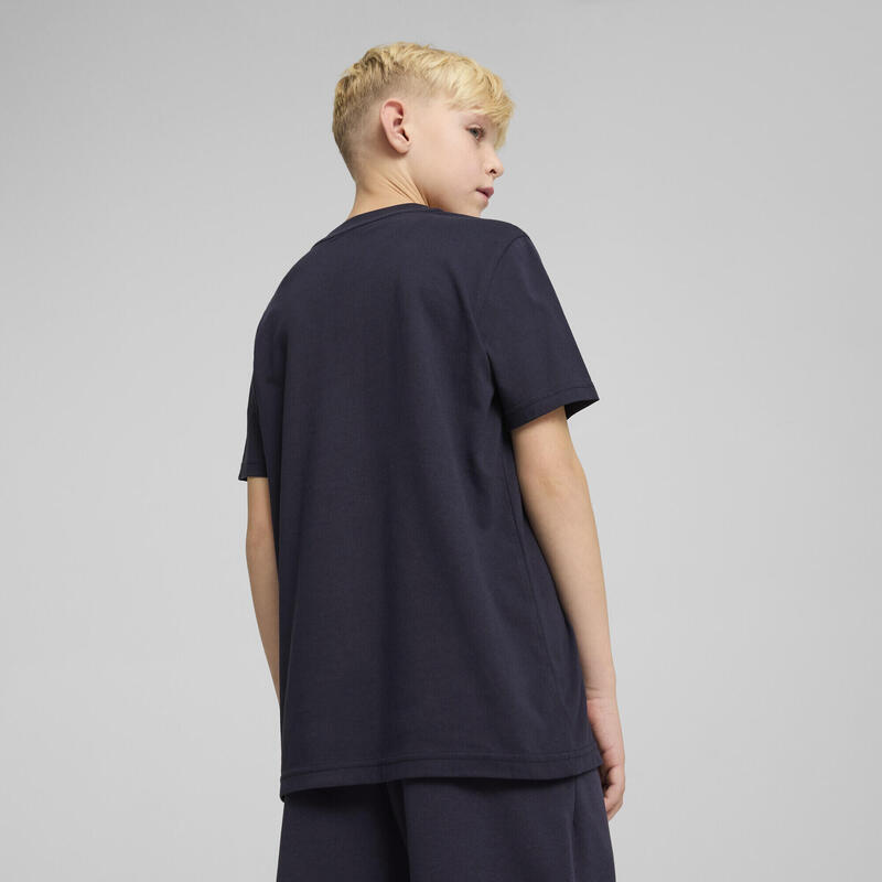 Młodzieżowa koszulka ESS z logo No. 1 PUMA New Navy Blue