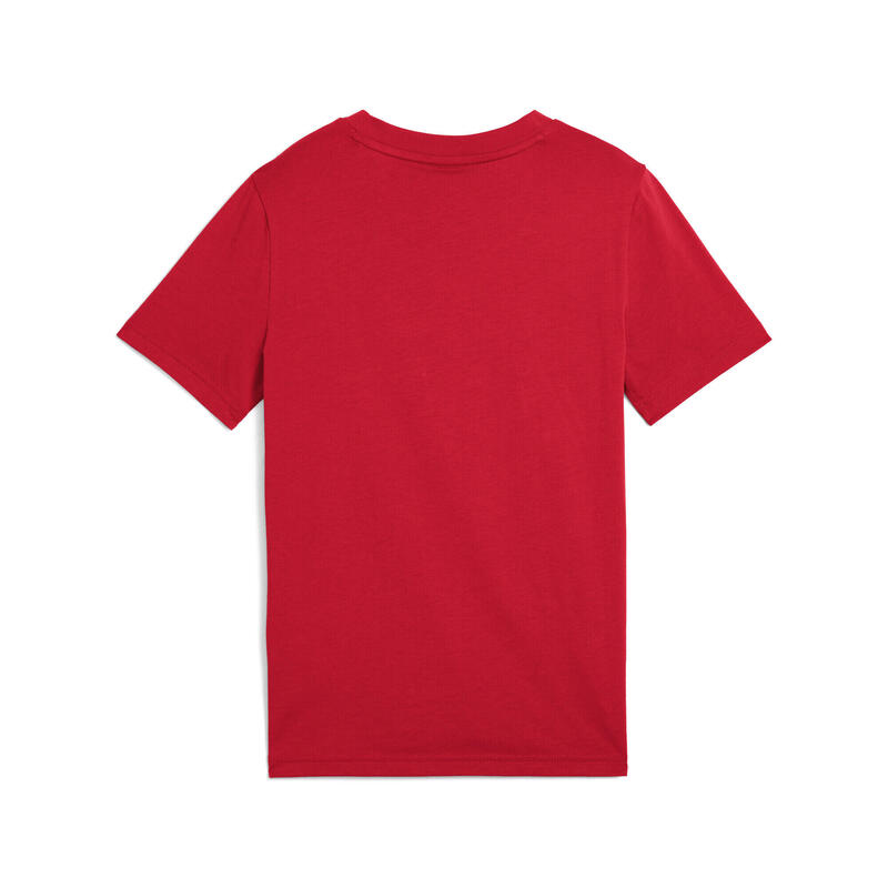 Tricou copii logo mare, mânecă scurtă, albastru PUMA