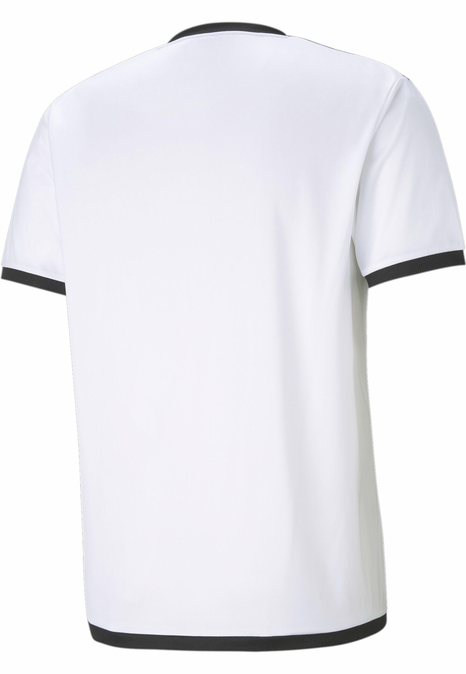 Camisola de futebol teamliga para homem puma white black