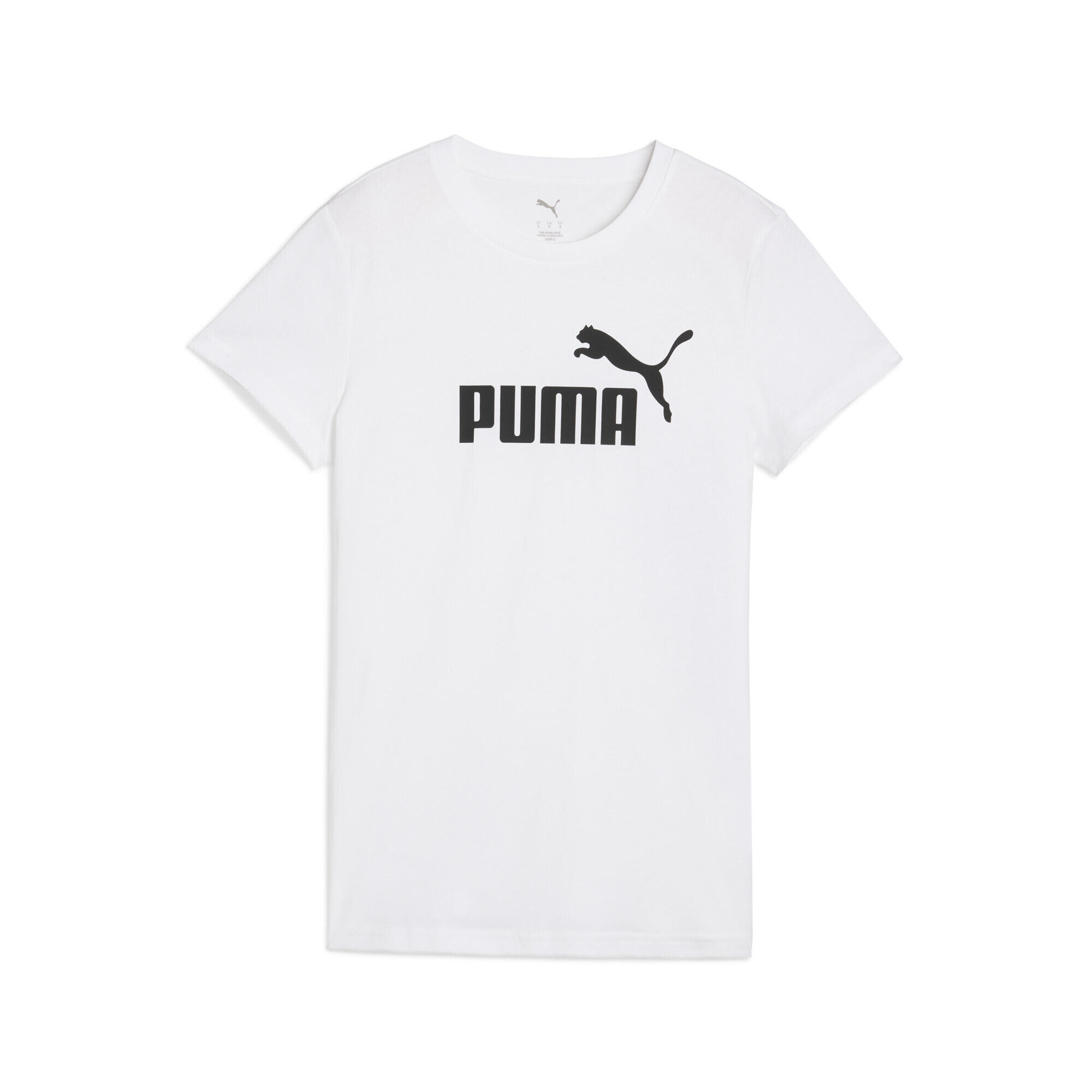 Puma - T-shirt À Logo N° 1 Ess Femme Puma - T-shirt Manches Courtes - Blanc|noir - Decathlon