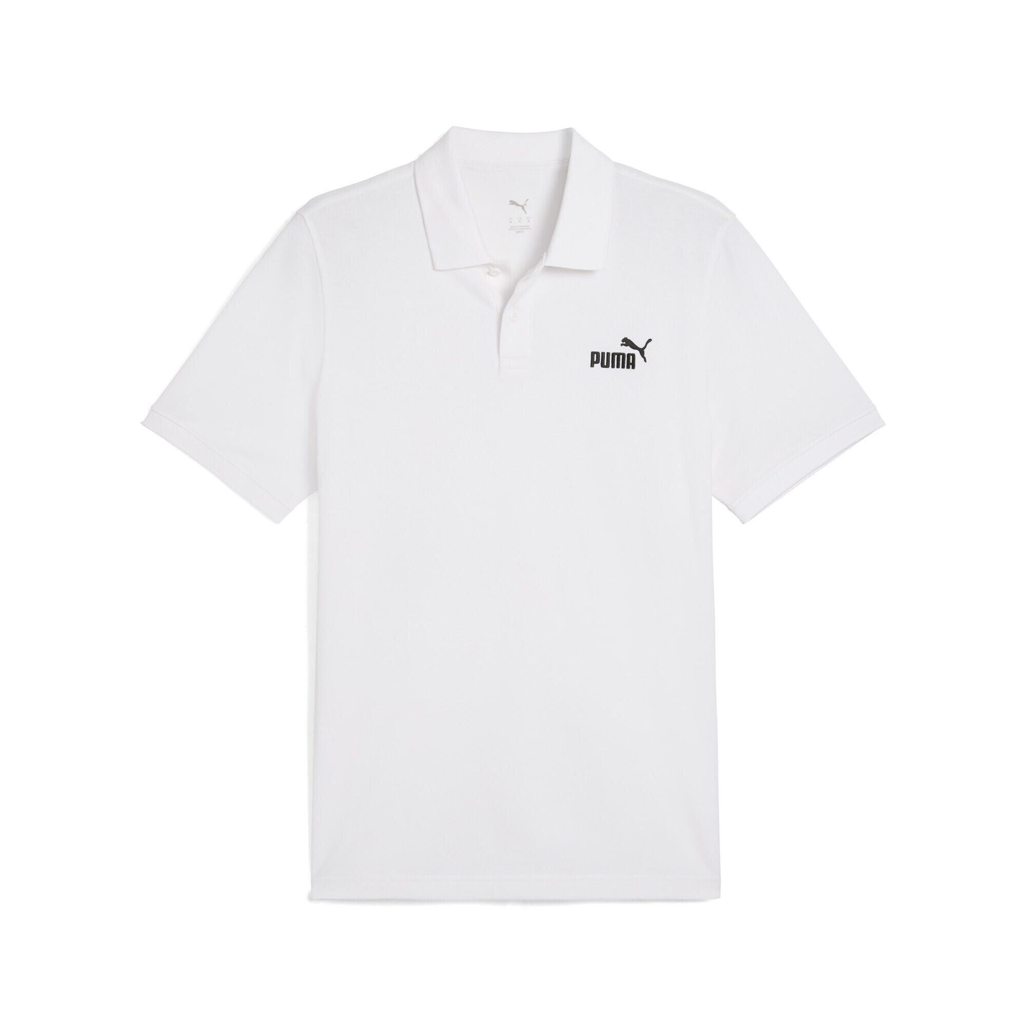 Puma - Polo En Piqué À Logo N° 1 Essentials Homme Puma - Polo Manches Courtes - Blanc - 36 Xs - Decathlon