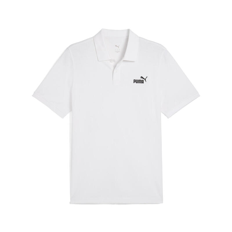 Tricou barbati Puma Ess No. 1 Logo Pique Polo, Alb