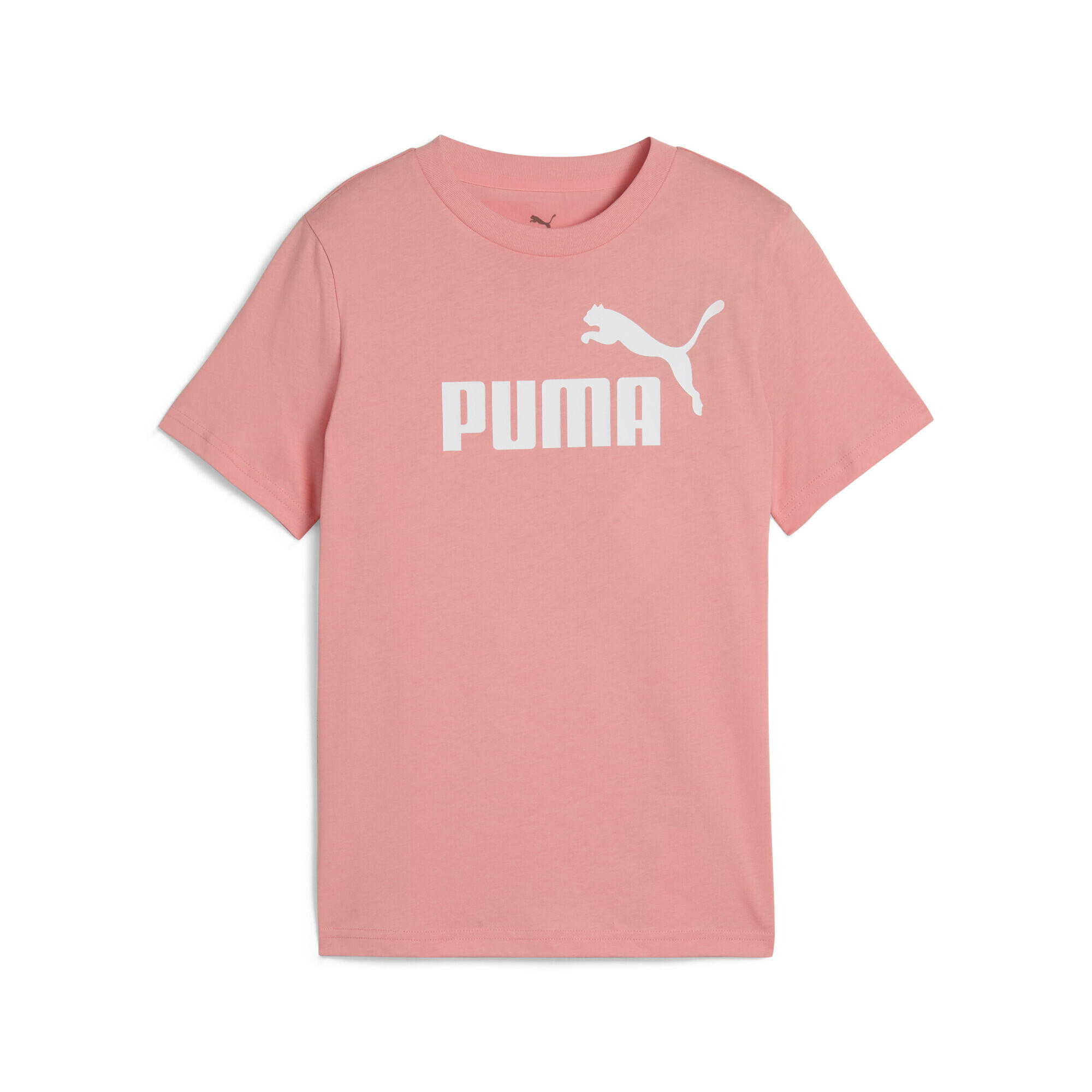 Młodzieżowa koszulka ESS z logo No. 1 PUMA Pink Fruit