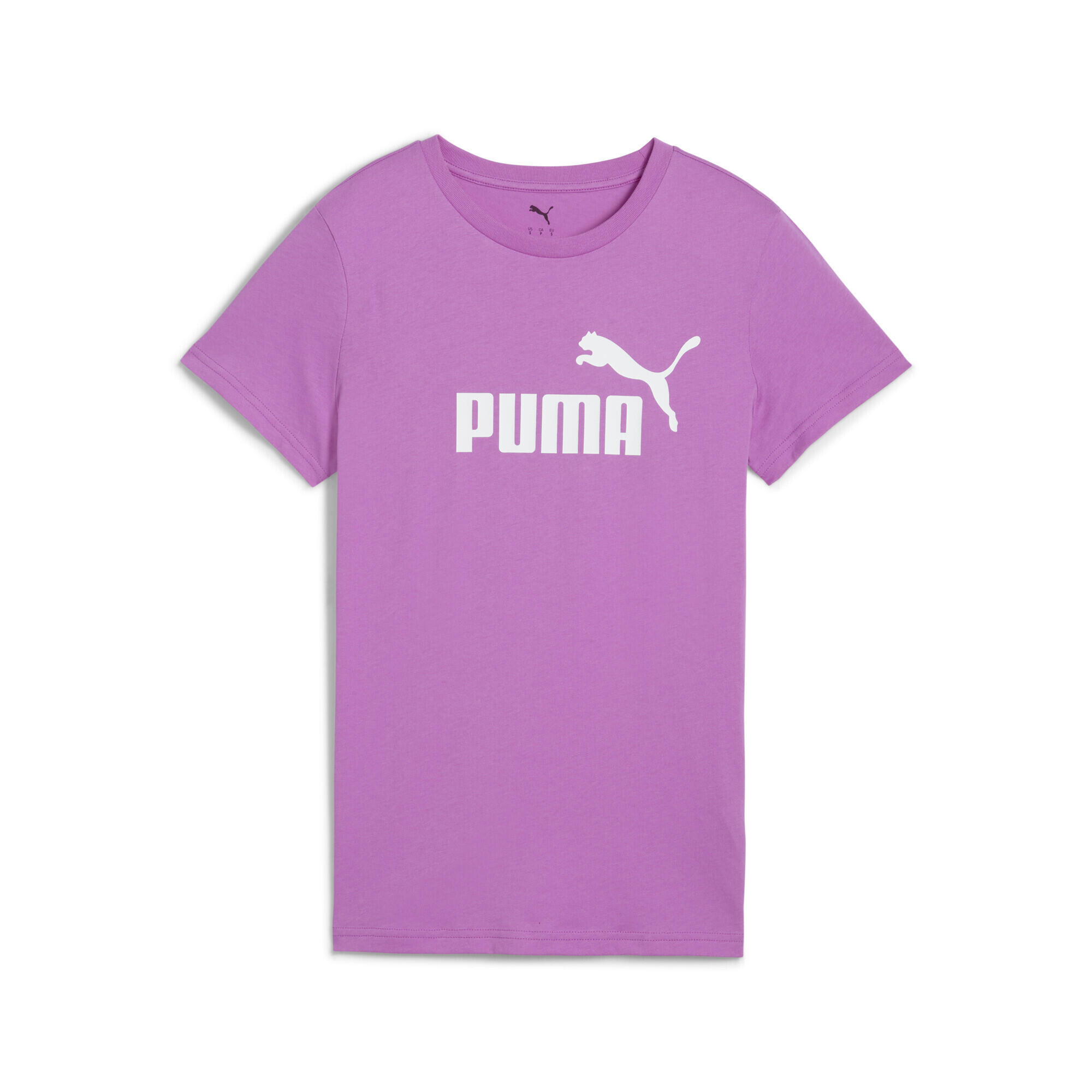 Damska koszulka z logo ESS No. 1 PUMA Wild Berry Purple