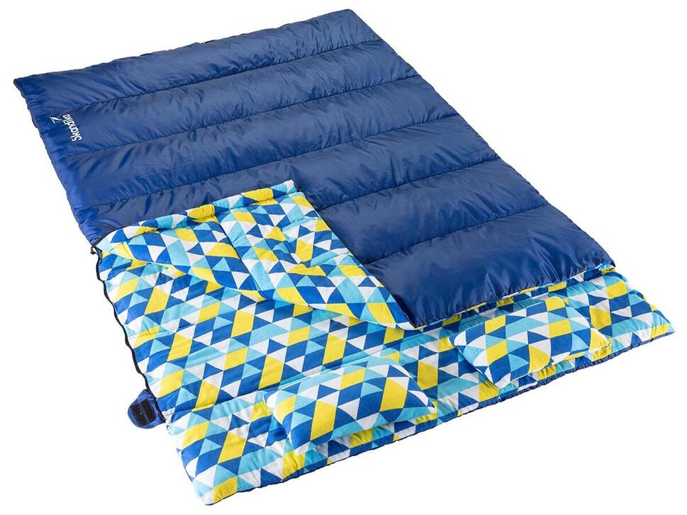 Śpiwór podwójny Iceland Double Flanell, 3 sezony, możliwość rozdzielenia