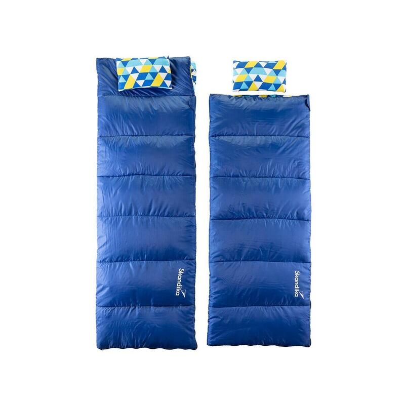 Śpiwór podwójny Iceland Double Flanell, 3 sezony, możliwość rozdzielenia