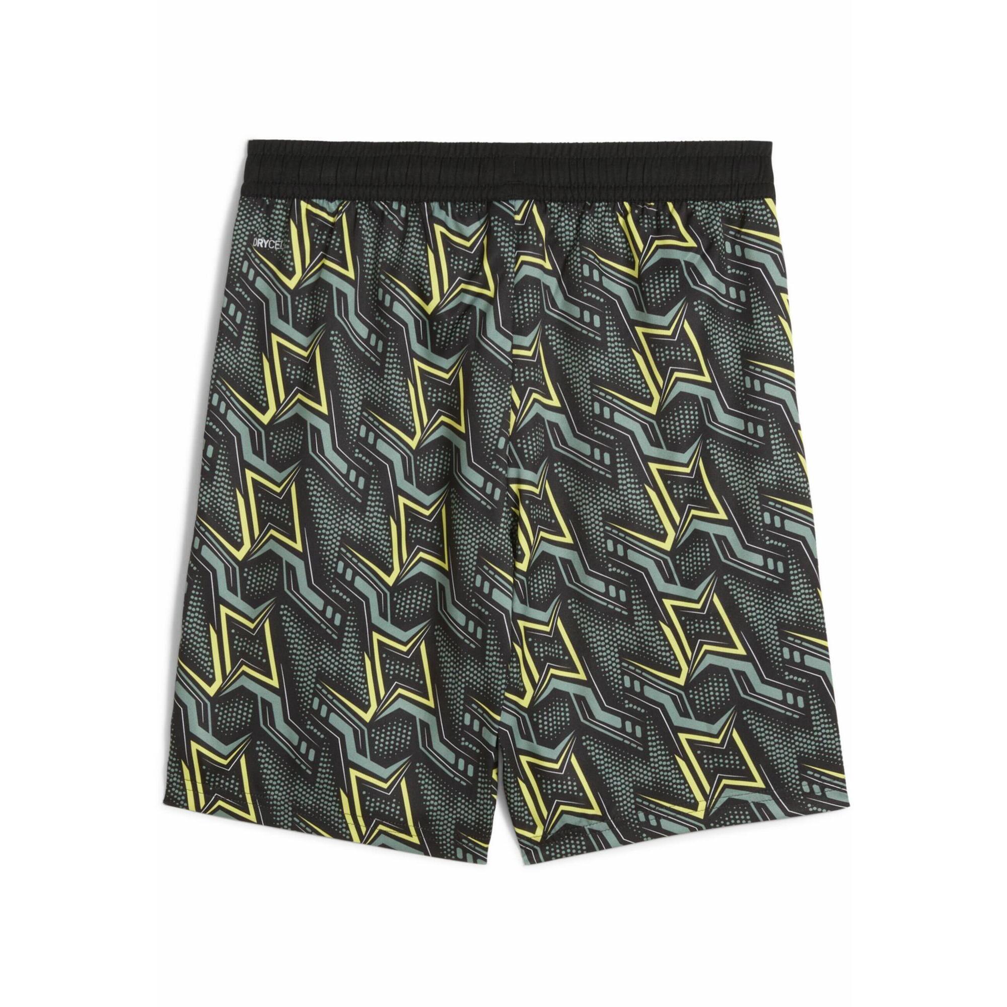 Młodzieżowe tkane szorty Essentials PUMA Black