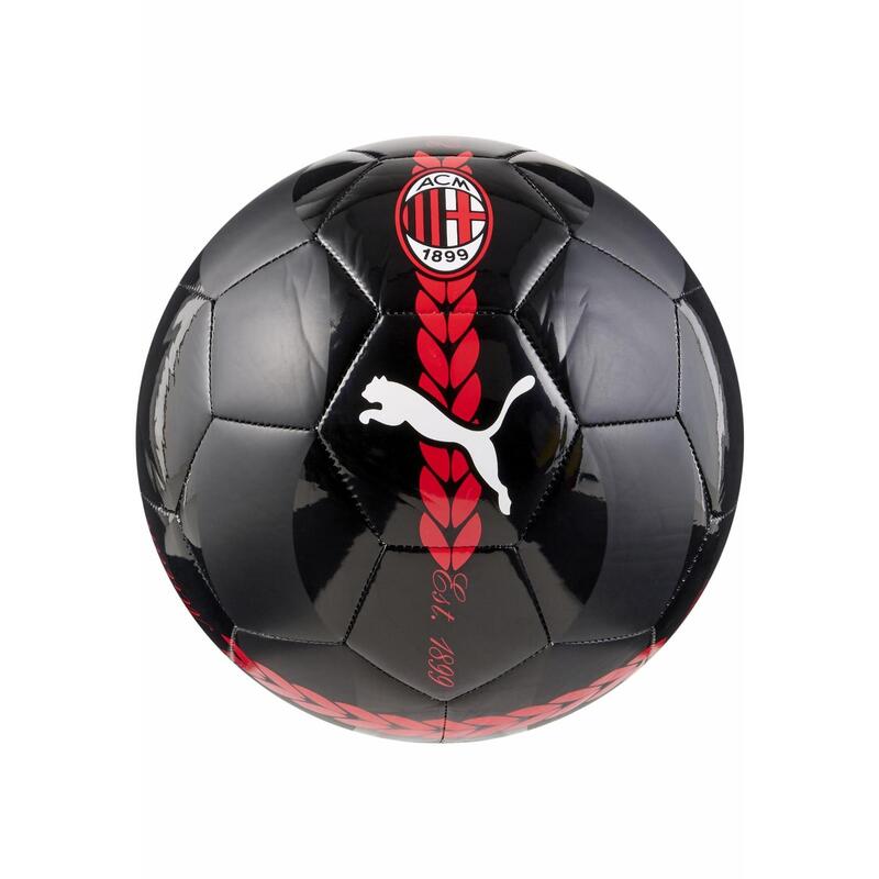 Przedmeczowa piłka do piłki nożnej AC Milan 24/25 PUMA Black For All Time Red