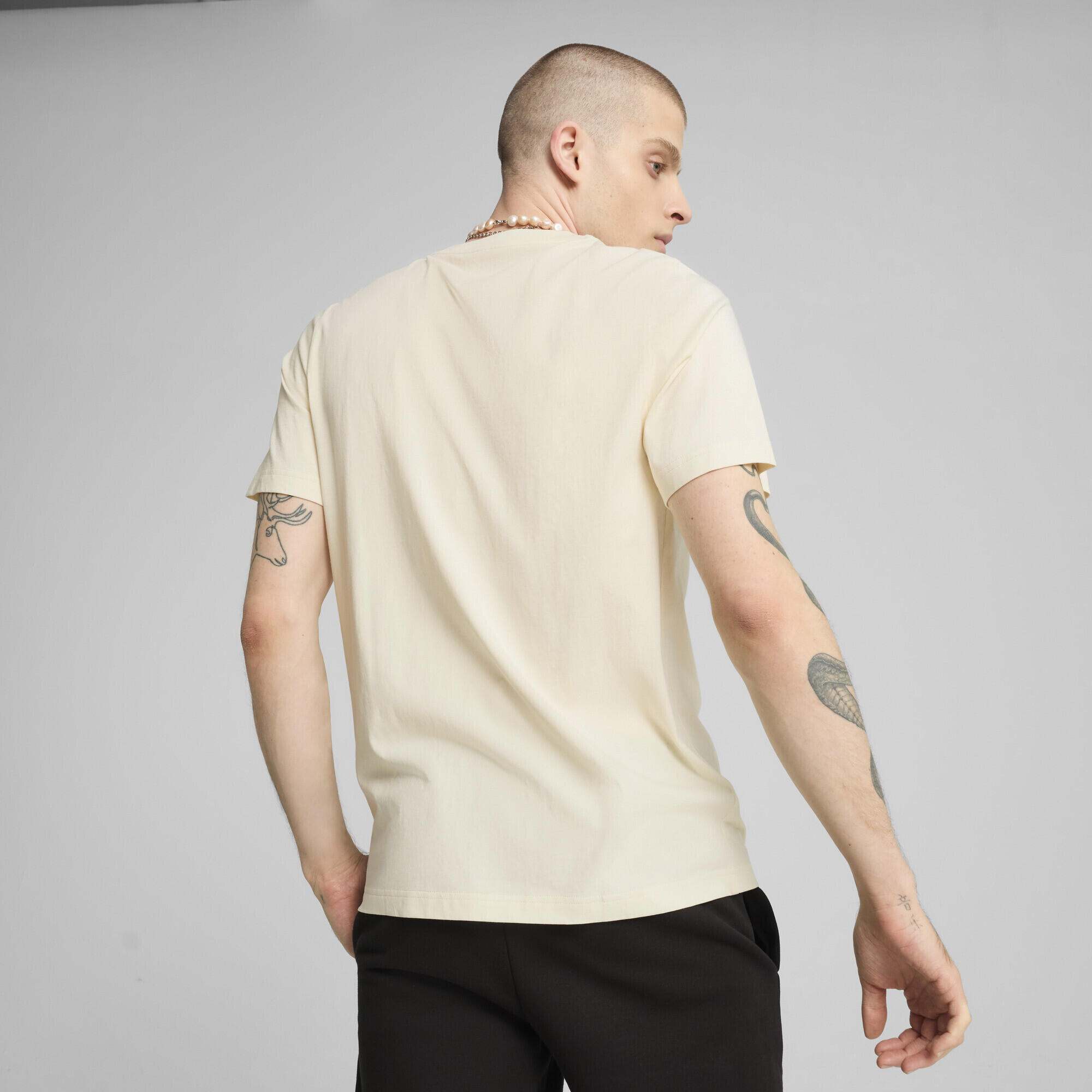 Essentials Small No. 1 Logo T-Shirt Herren PUMA No Dye Color Mix 5/7