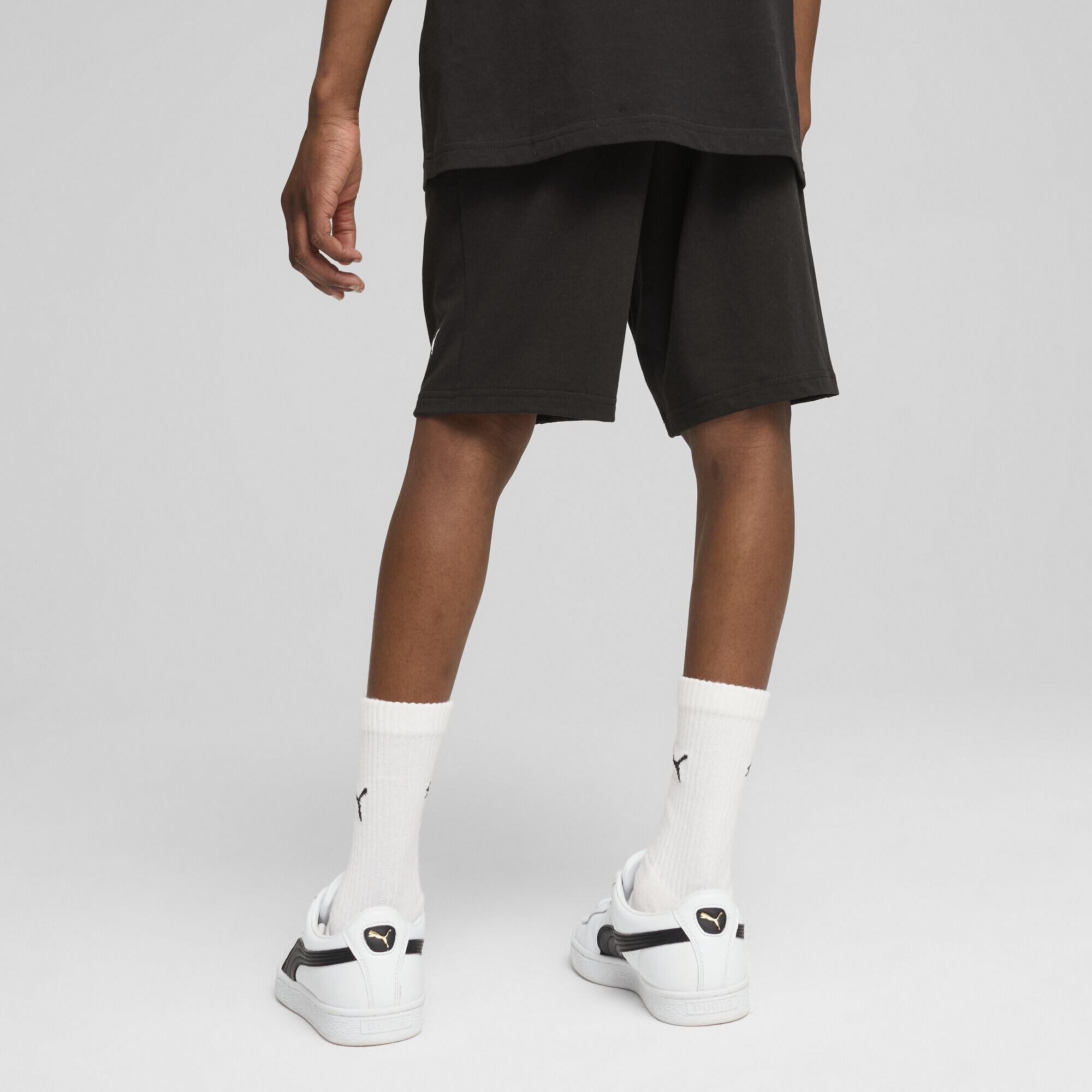 Shorts in felpa con logo ESS N. 1 per ragazzi PUMA 3/7