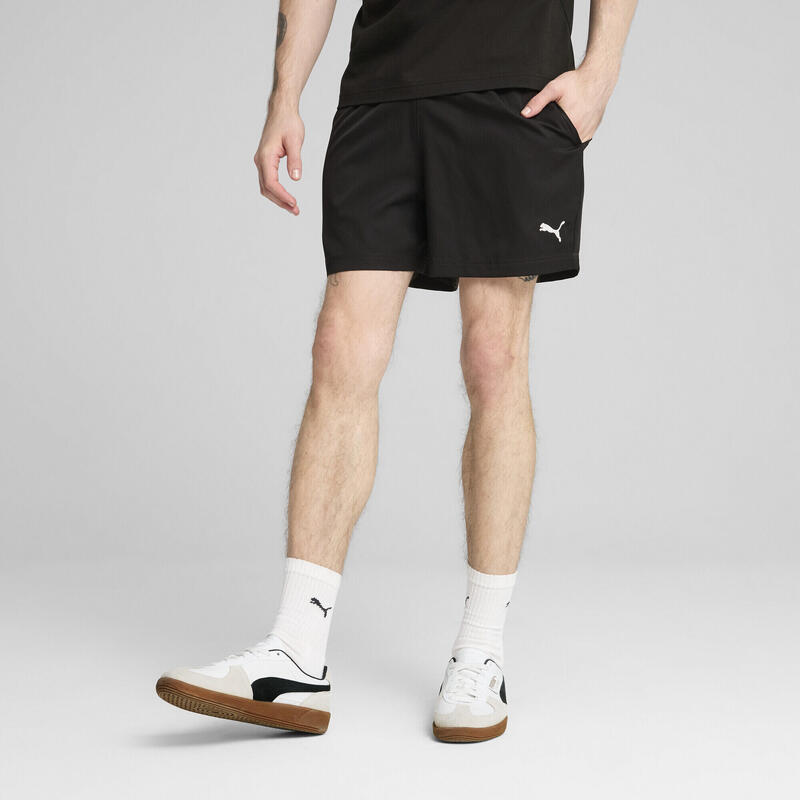 Pantaloni scurti barbati Puma Ess Woven Shorts 5, Negru