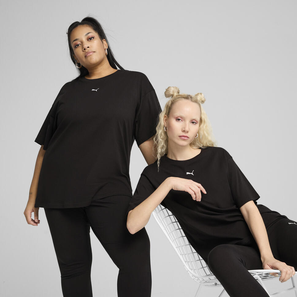 Damska koszulka o luźnym kroju ESS PUMA Black