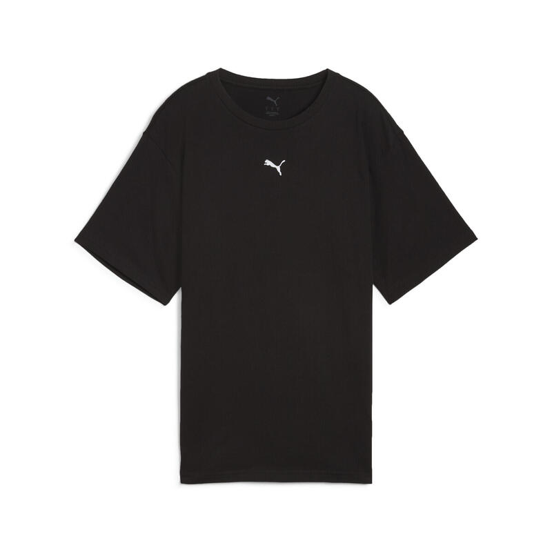 Tricou fitness femei croială lejeră Ess Relaxed albastru PUMA