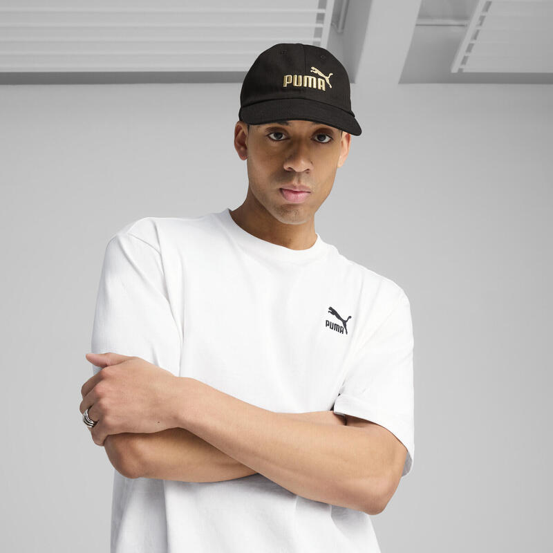 ESS-logo No.1 Logo baseballpet PUMA Black Gold Logo