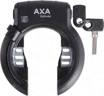 Axa defender - hoogwaardig frameslot. 160mm. art 2. mat zwart