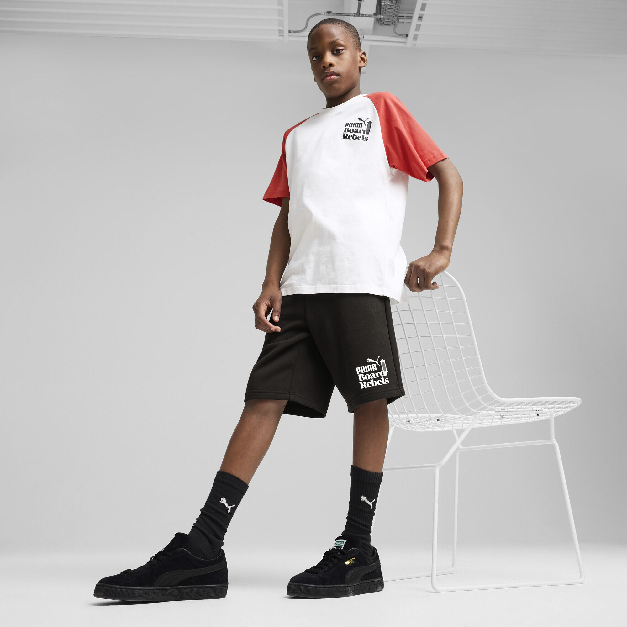 Short long Mid 90s Enfant et Adolescent PUMA Black 4/7