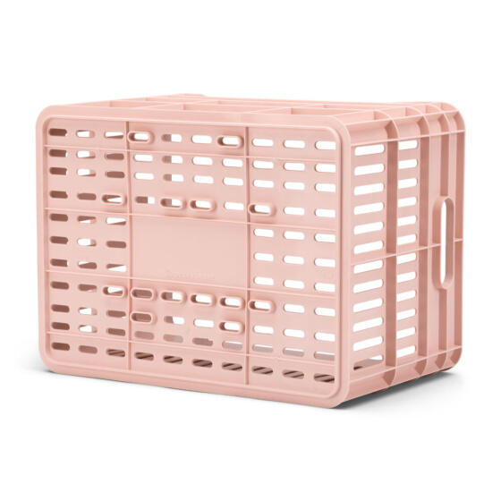 Urbanproof 30L Recycled Bicycle Crate — Pastel Pink, MIK & AVS Compatible. 6/6