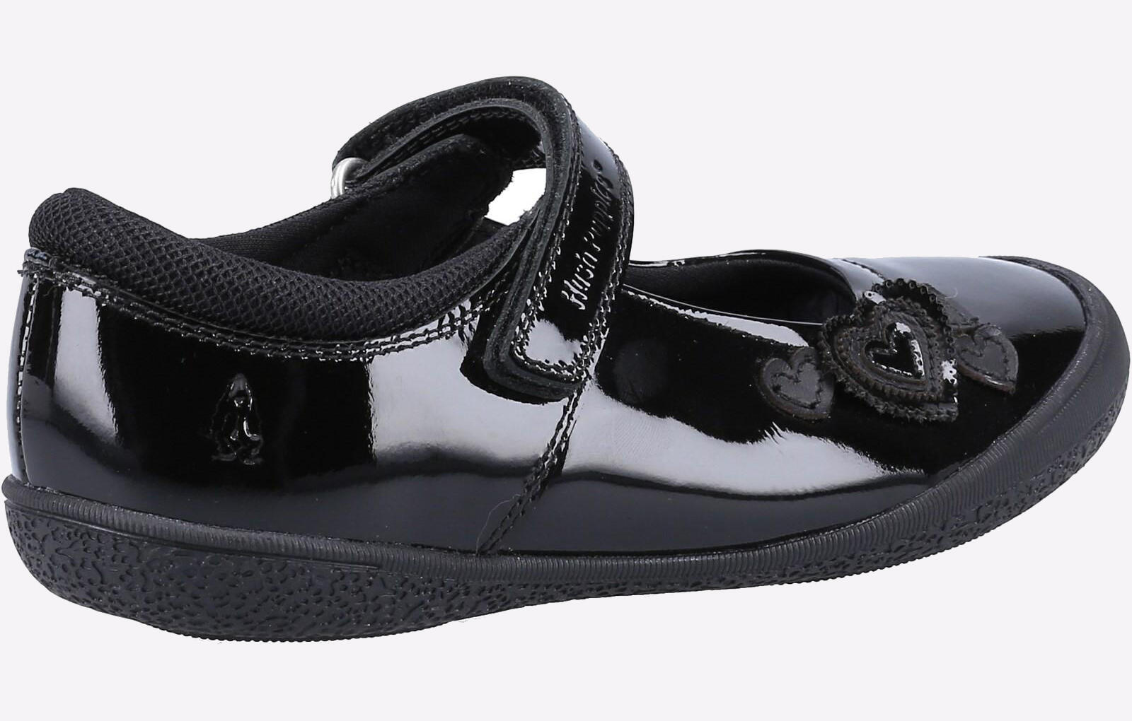 Hush Puppies Rosanna Patent School Shoes Junior 3/4