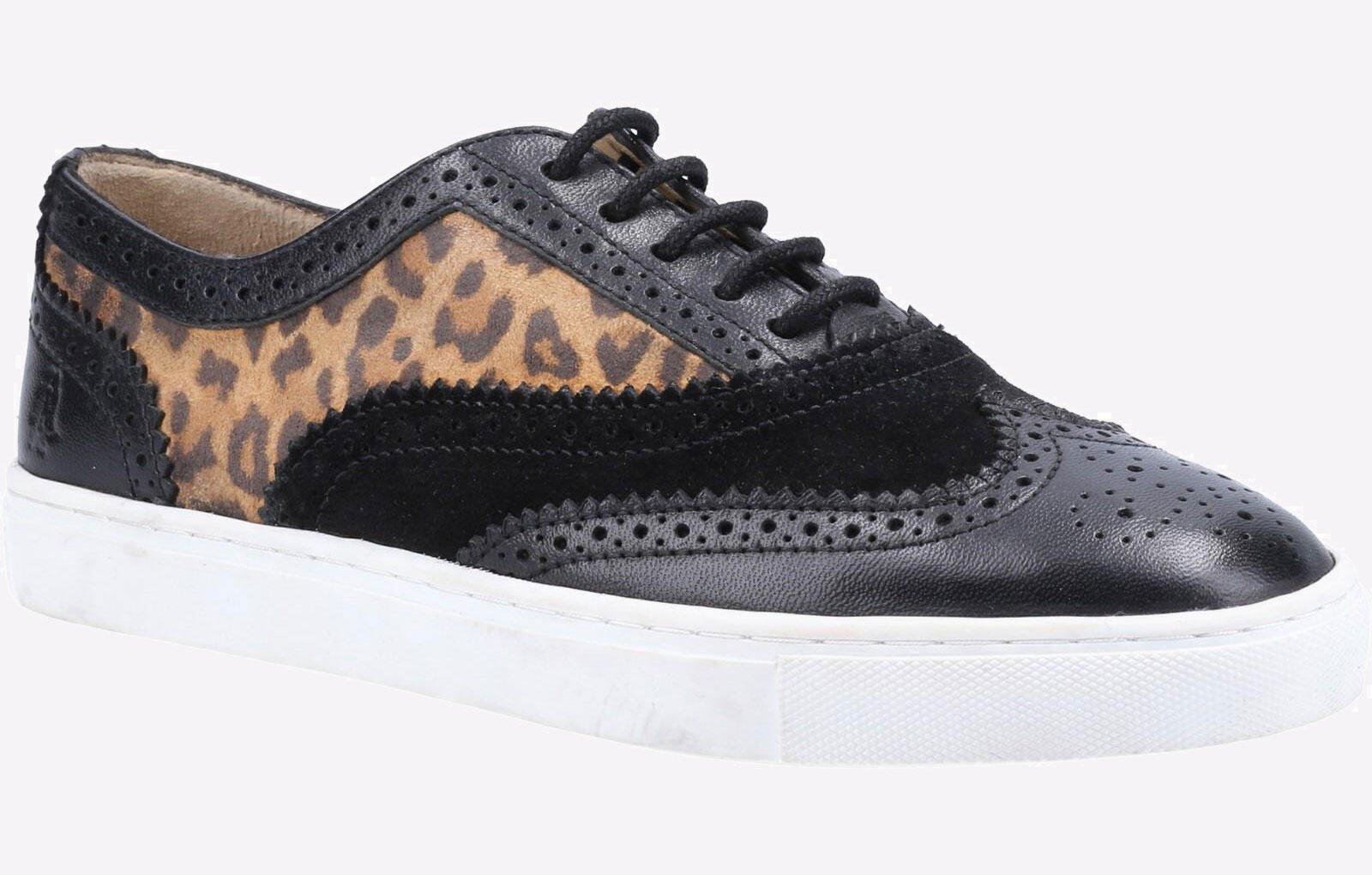 Hush Puppies Tammy Brogue Leather Womens Trainers 2/3