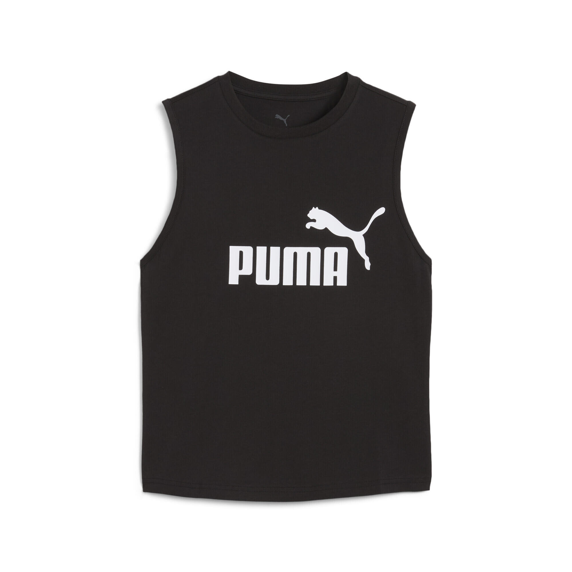 Puma - Débardeur Ajusté À Logo N° 1 Ess Femme Puma - Débardeur - Blanc|noir - 36 Xs - Decathlon
