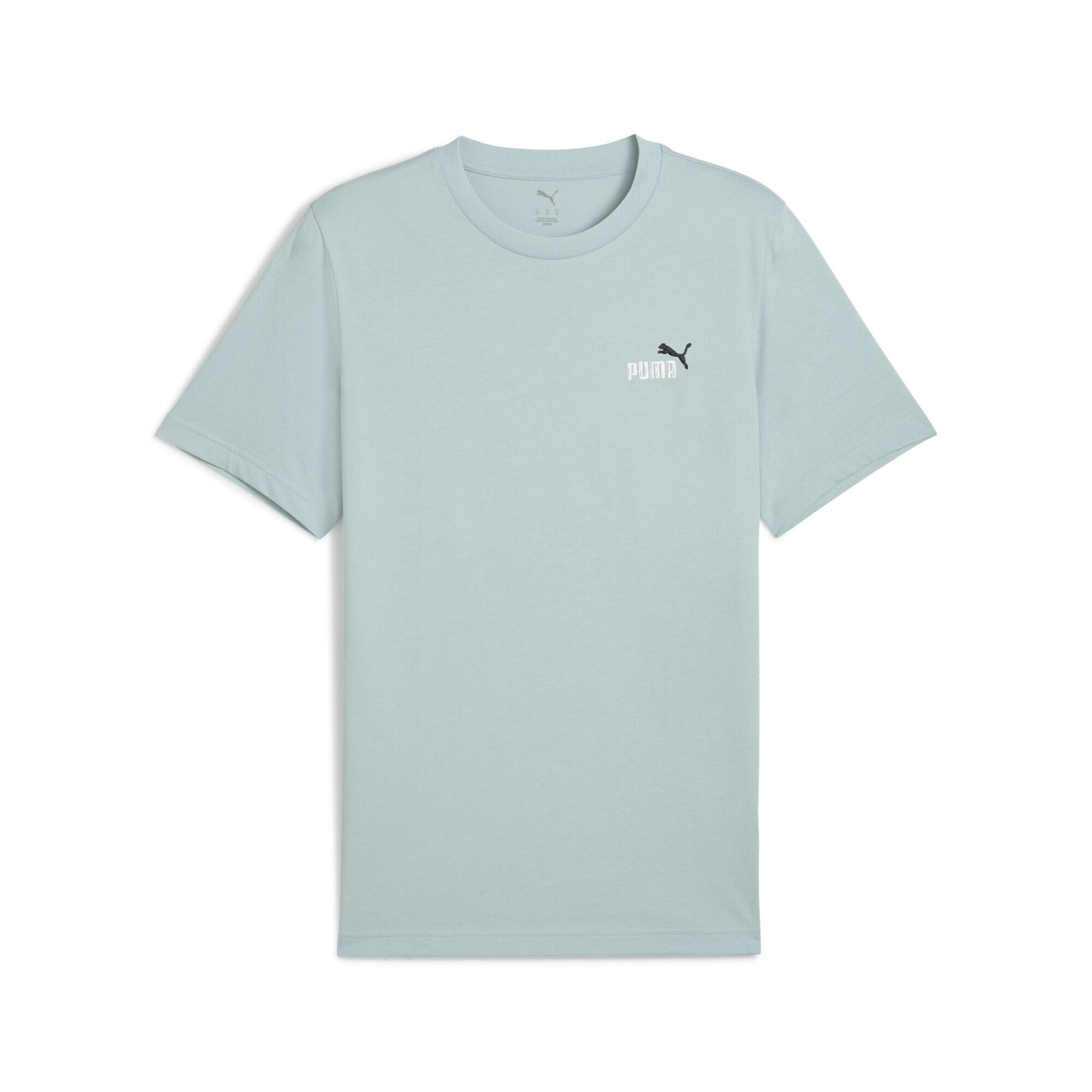 PUMA Essentials 2 Colour Small No. 1 Logo Tee Men PUMA Modern Mint Green