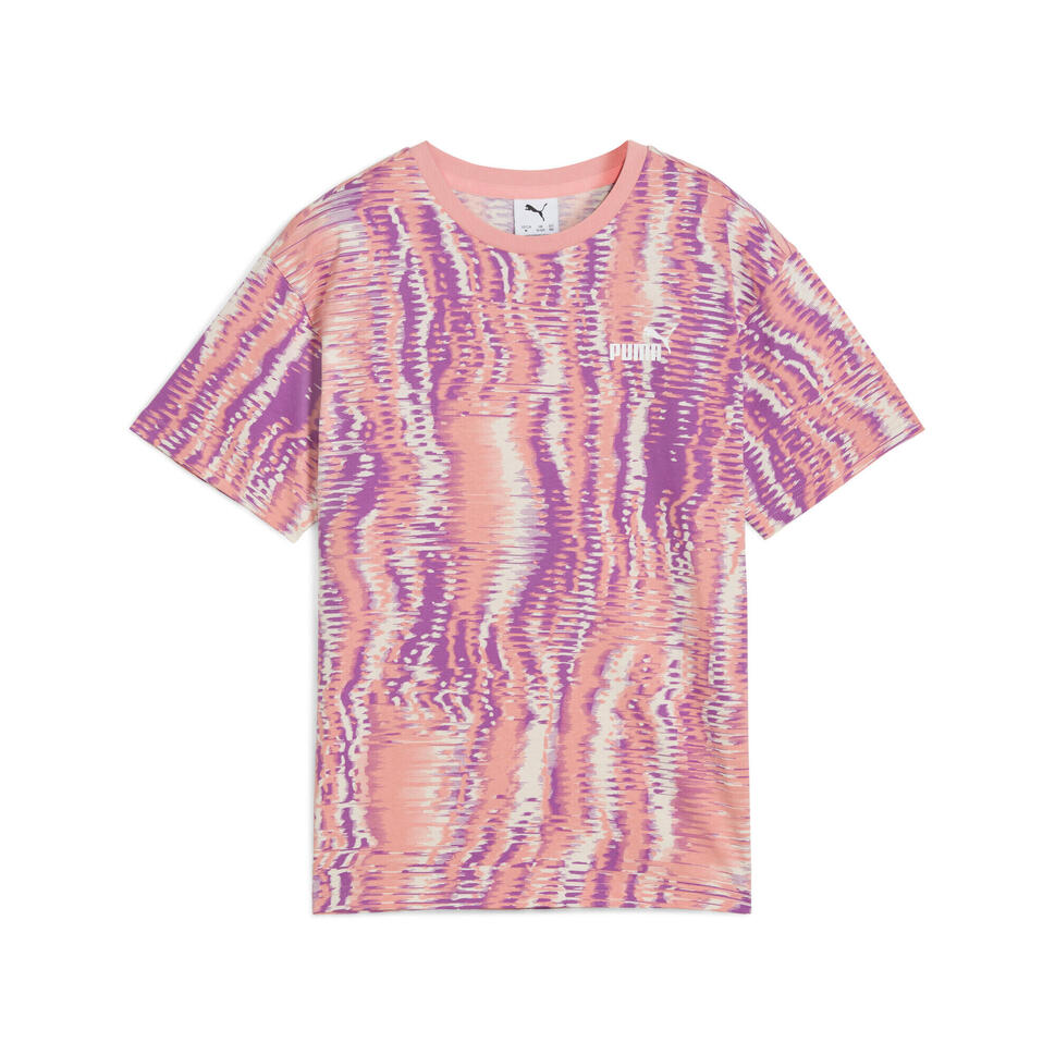 Młodzieżowa koszulka Essentials Nature 2.0 PUMA Pink Fruit