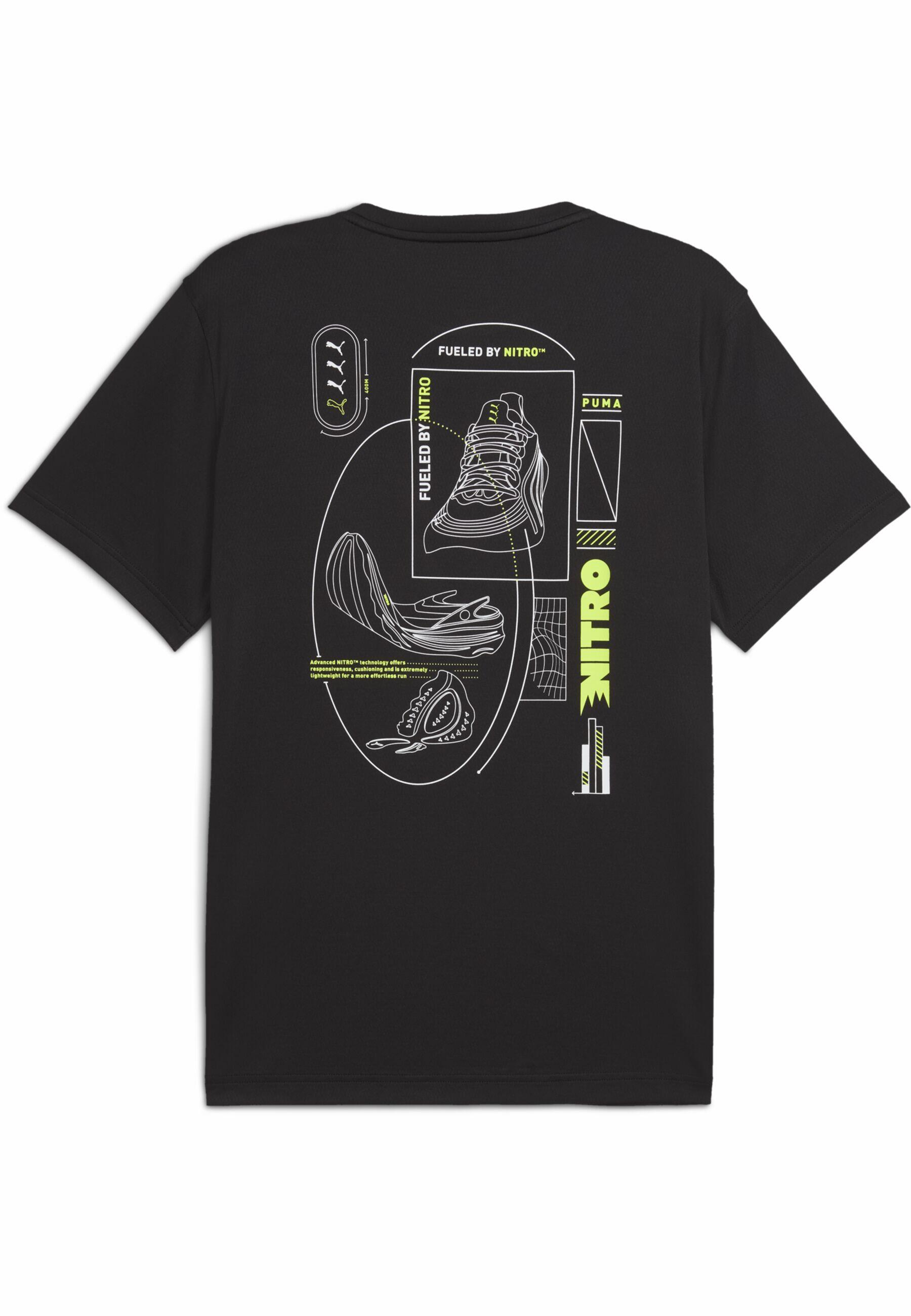 NITRO™ Graphic hardloopshirt voor heren PUMA Black 3/7