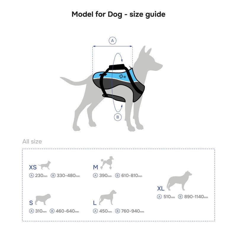 Vesta de salvare AVA pentru caini, model DOGGY, ajustabila