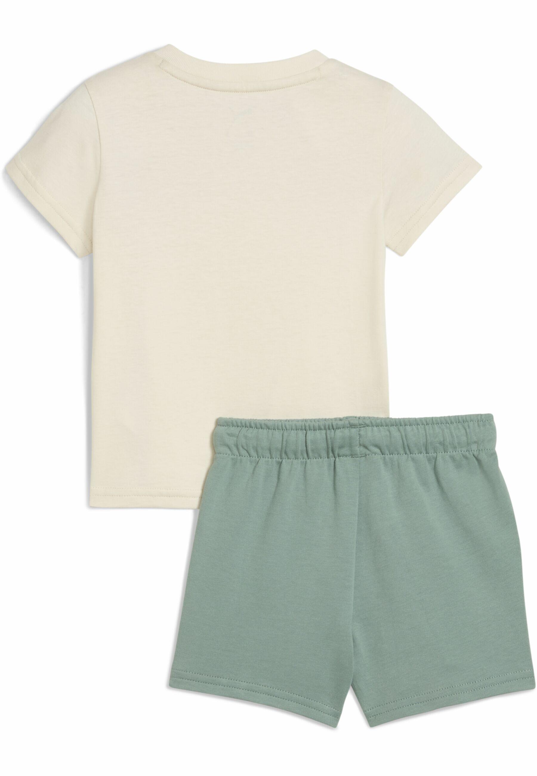 Conjunto de camiseta y shorts Minicats Essentials infantil PUMA 3/4