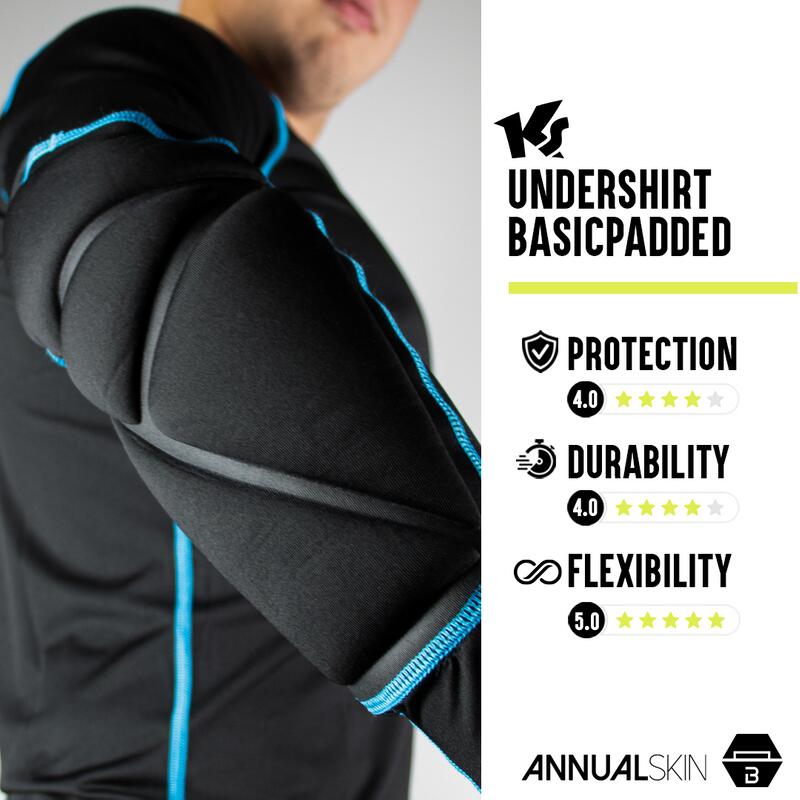 Sous-maillot gardien ANNUALskin rembourré Basicpadded bleu/noir 52 3/3
