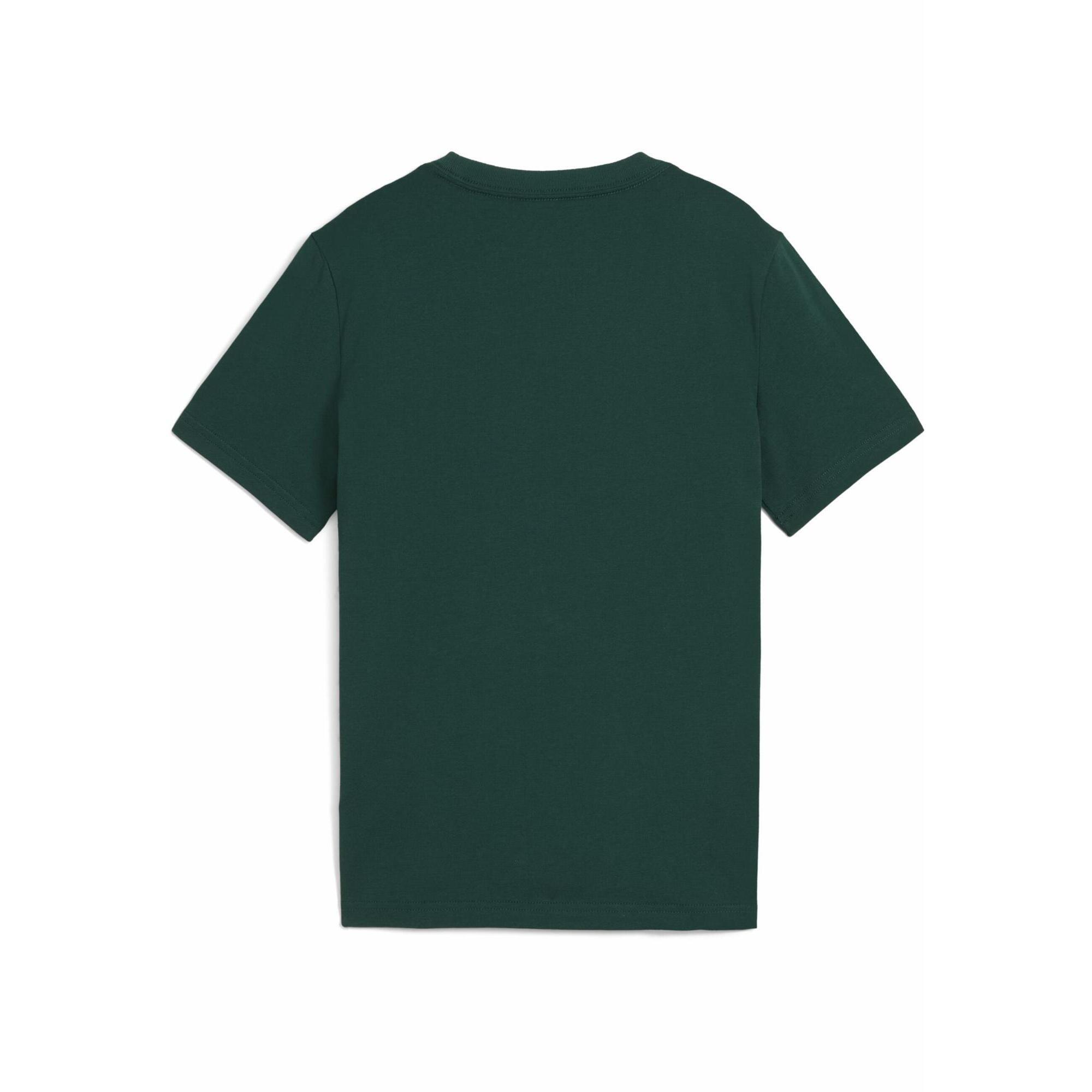 Młodzieżowa koszulka Mid 90s z grafiką PUMA Dark Myrtle Green