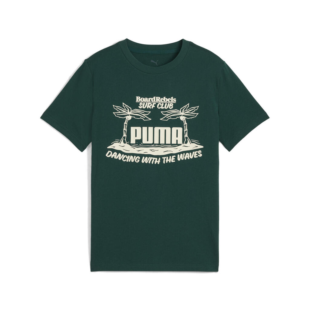 T-shirt Puma Mid90s Graphic Tee Iii B, Green, Kids