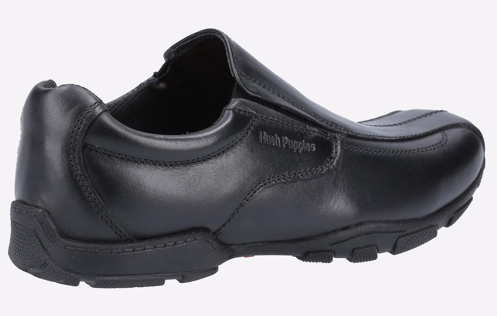 Hush Puppies Elijah Senior Boys Memory Foam School Shoe 3/4