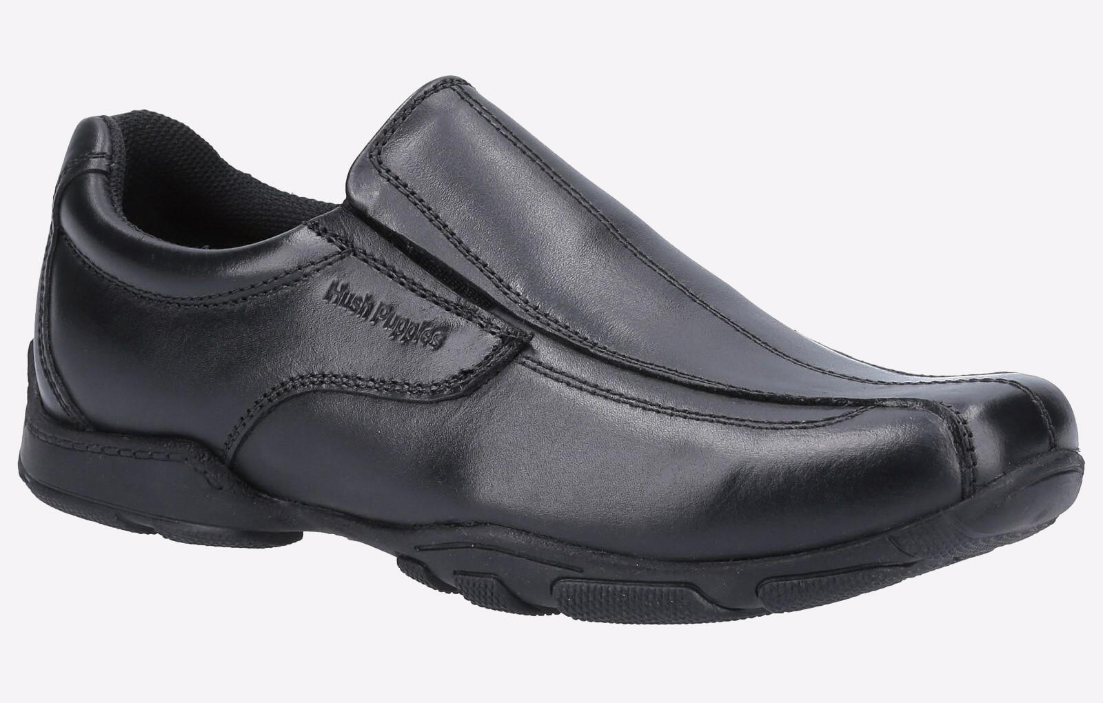Hush Puppies Elijah Senior Boys Memory Foam School Shoe 2/4