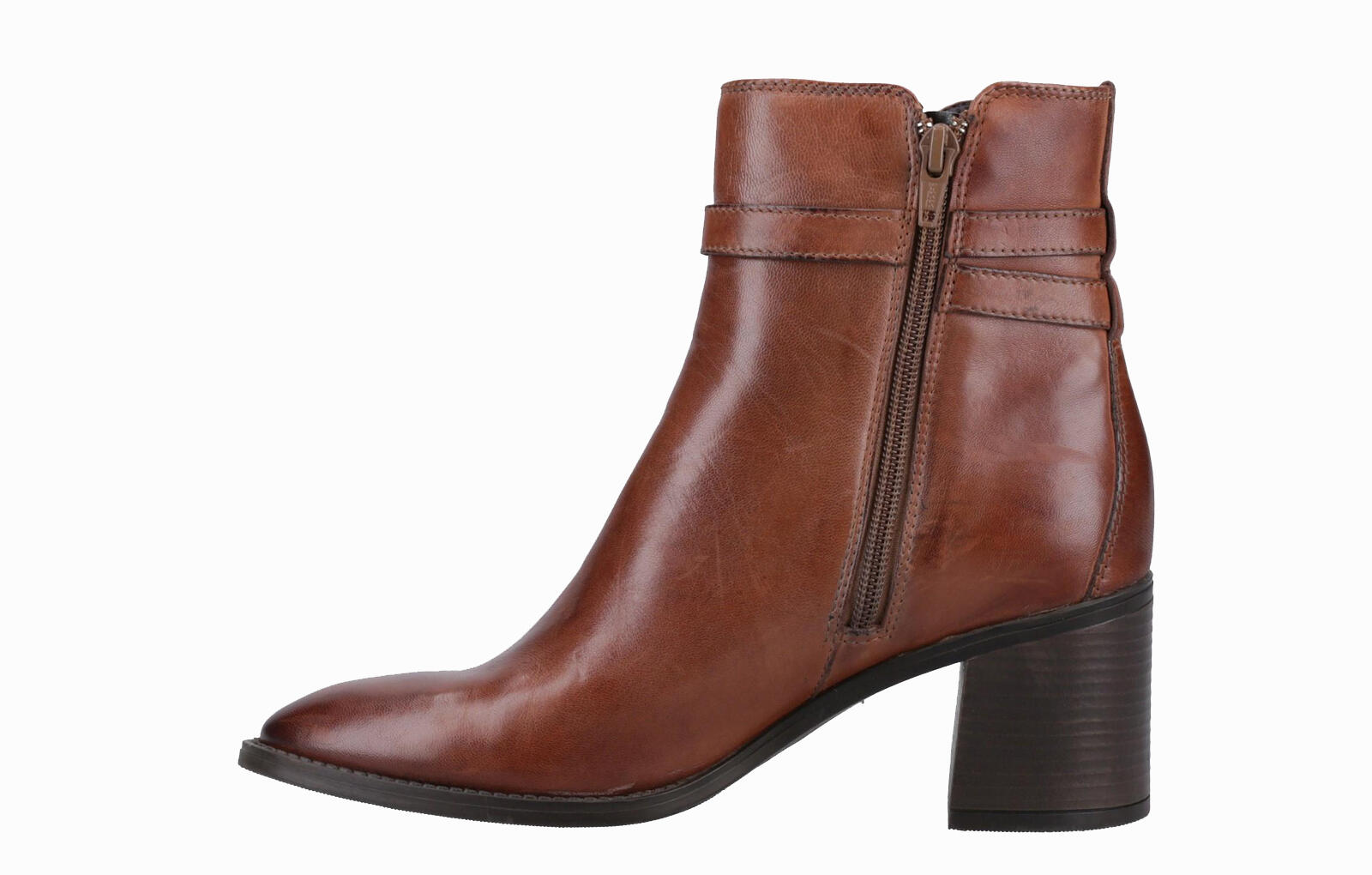 Hush Puppies Caitlyn Women's Leather Ankle Boots HUSH PUPPIES