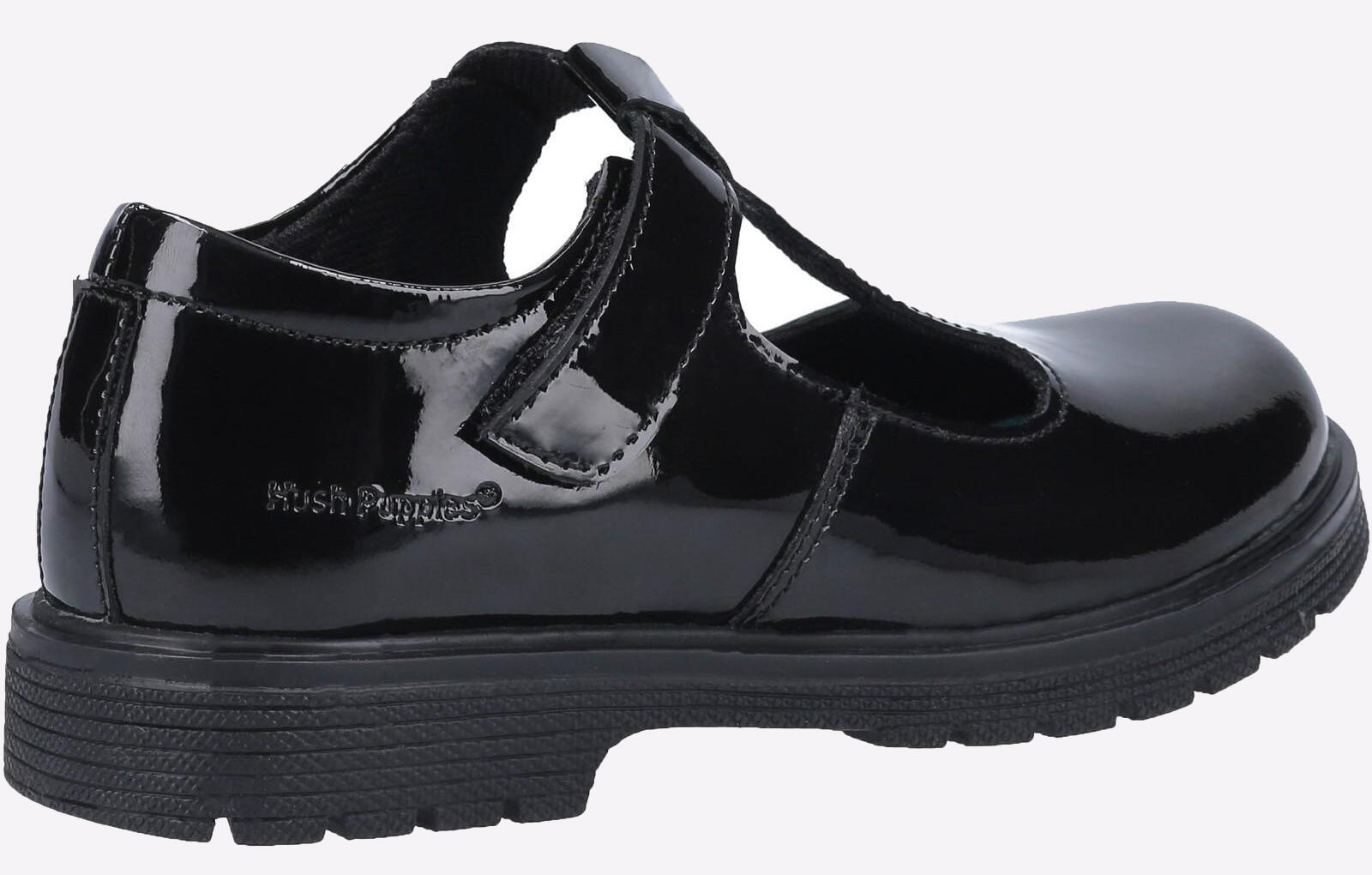 Hush Puppies Gracie Patent Leather Junior Shoes 3/4