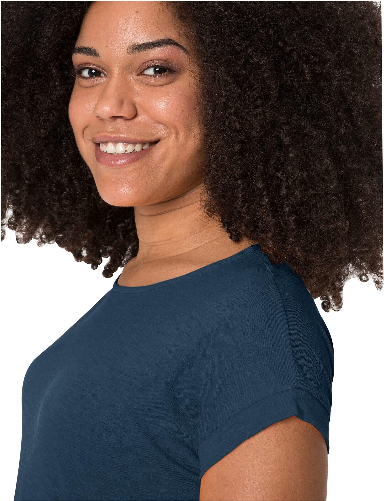 Camiseta Vaude Moja IV, Mar Oscuro, Talla 44 5/6